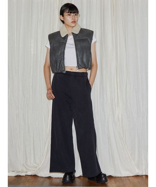 VEQUM（VEQUM）の「【VEQUM】LOOSE SWEAT PT（スウェットパンツ・レディース・ブラック/ブラウン/グレー・FREE）」の21枚目の写真