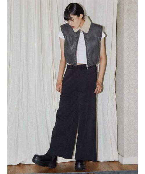 VEQUM（VEQUM）の「【VEQUM】LOOSE SWEAT PT（スウェットパンツ・レディース・ブラック/ブラウン/グレー・FREE）」の22枚目の写真