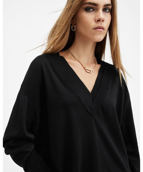ニット セーター BERN MERINO WOOL V-NECK JUMPER | BERN メリノ ウール Vネック ニット・セーター レディース セール】BERN MERINO WOOL V-NECK JUMPER | BERN メリノ ウール