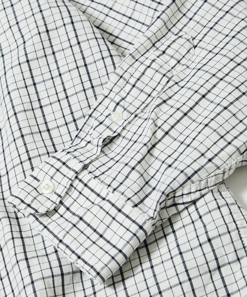 NAUTICA(ノーティカ)の「NAUTICA/ノーティカ Washed Twill Tattersall L/S Shirts/ウォッシュド ツイル タッタソール ロングスリーブシャツ(シャツ/ブラウス・メンズ・ブラック/オリーブ/オフホワイト・MEDIUM/LARGE/X-LARGE)」の10枚目の写真