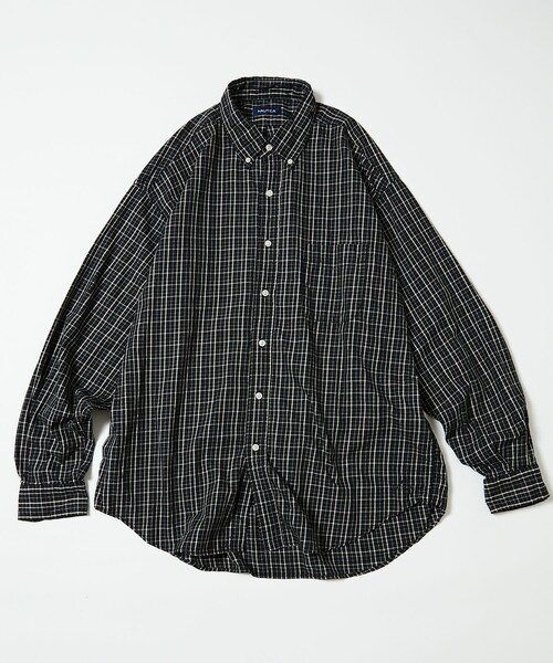 NAUTICA(ノーティカ)の「NAUTICA/ノーティカ Washed Twill Tattersall L/S Shirts/ウォッシュド ツイル タッタソール ロングスリーブシャツ(シャツ/ブラウス・メンズ・ブラック/オリーブ/オフホワイト・MEDIUM/LARGE/X-LARGE)」の12枚目の写真