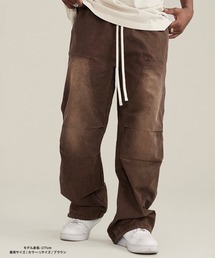 【DEFLEXTION / ディフレクション】Pigment wash easy pants / ピグメントウォッシュ イージーパンツ