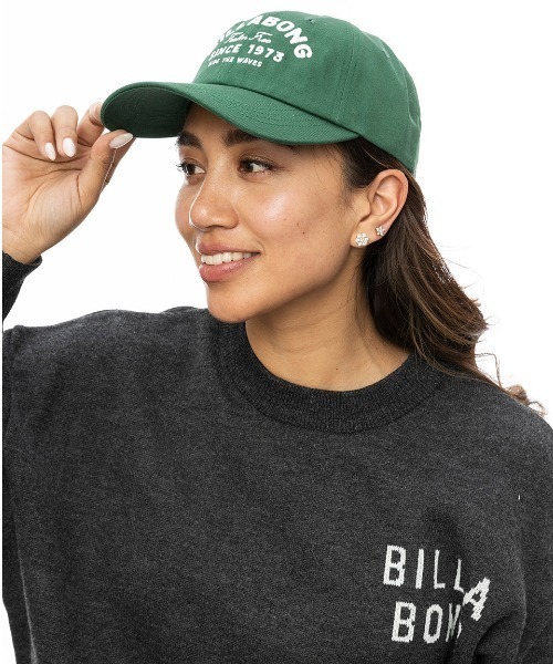 BILLABONG（ビラボン）の「BILLABONG レディース DAD CAP キャップ 【2024年秋冬モデル】/ビラボンロゴキャップ（キャップ・レディース・ベージュ/グリーン系その他/ブラック/パープル系その他・FREE）」の3枚目の写真
