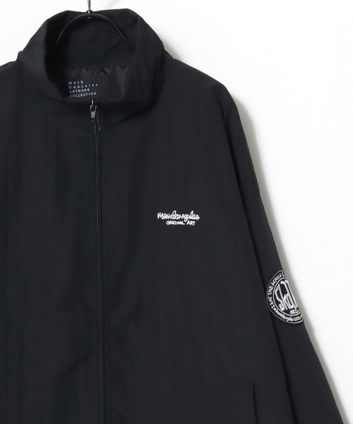 MARK\u0026LONA MARK u0026 LONA トラックジャケット ブラック/グレー 