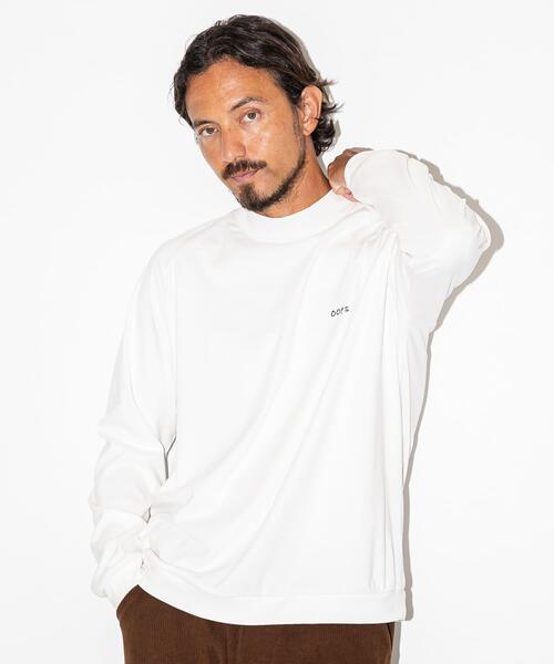 URBAN RESEARCH Sonny Label（アーバンリサーチサニーレーベル）の「OOPS　ベーシックモックネックプルオーバー（Tシャツ/カットソー・メンズ・ホワイト/ブラック・LARGE/MEDIUM）」の2枚目の写真