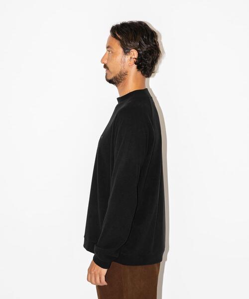 URBAN RESEARCH Sonny Label（アーバンリサーチサニーレーベル）の「OOPS　ベーシックモックネックプルオーバー（Tシャツ/カットソー・メンズ・ホワイト/ブラック・LARGE/MEDIUM）」の9枚目の写真