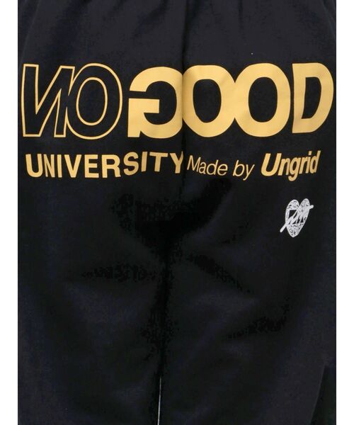 Ungrid（アングリッド）の「【NO GOOD TV×Ungrid】“NO“ GOOD UNIVERSITY LOGO Sweatpants（スウェットパンツ・レディース・ブラック/ホワイト・SMALL/LARGE/MEDIUM）」の12枚目の写真