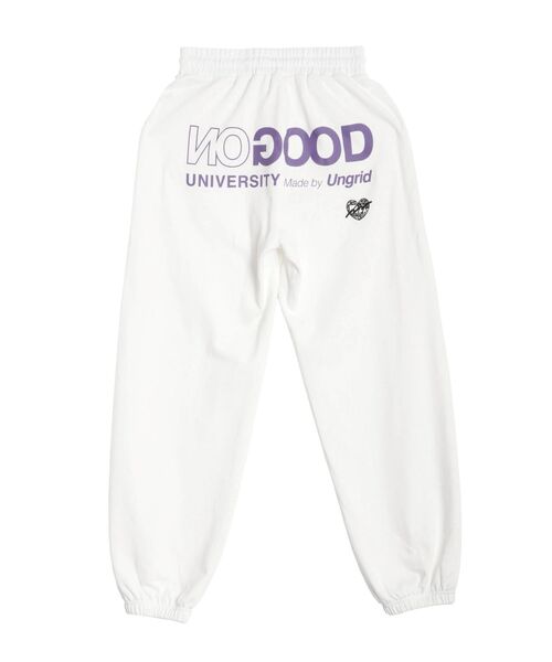Ungrid（アングリッド）の「【NO GOOD TV×Ungrid】“NO“ GOOD UNIVERSITY LOGO Sweatpants（スウェットパンツ・レディース・ブラック/ホワイト・SMALL/LARGE/MEDIUM）」の14枚目の写真