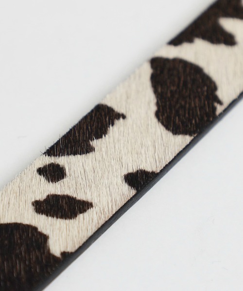 Wrangler（ラングラー）の「Wrangler/ラングラー 牛革ベルト（ベルト・メンズ・ブラック/アニマル・28/30/26）」の5枚目の写真