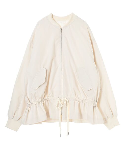 Green　Parks（グリーンパークス）の「■高橋愛×GreenParksドロストMA-1（MA-1・レディース・アイボリー/ブラック/ネイビー・FREE）」の19枚目の写真