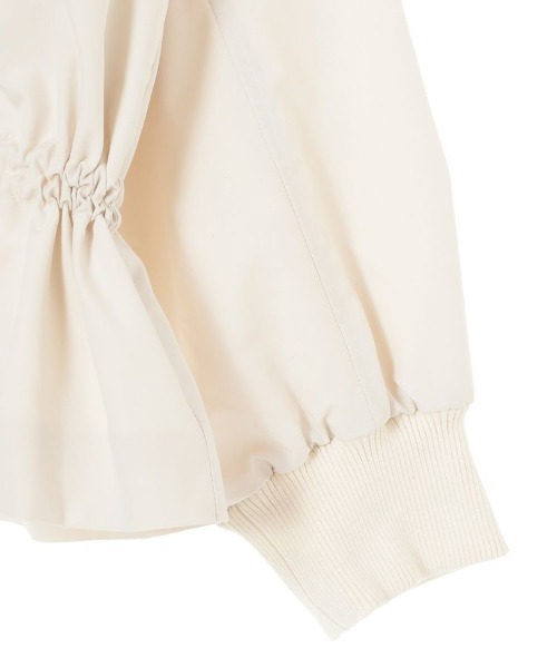 Green　Parks（グリーンパークス）の「■高橋愛×GreenParksドロストMA-1（MA-1・レディース・アイボリー/ブラック/ネイビー・FREE）」の9枚目の写真