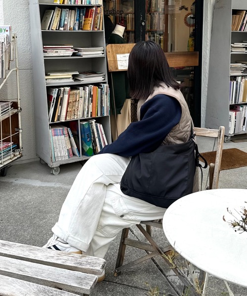 INTER FACTORY（インターファクトリー）の「あいり-multi shoulder bag/マルチショルダーバッグ made by inter factory（ショルダーバッグ・レディース・ブラック/カーキ/グレー/ベージュ・FREE）」の12枚目の写真