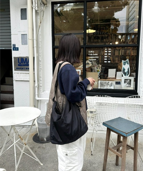 INTER FACTORY（インターファクトリー）の「あいり-multi shoulder bag/マルチショルダーバッグ made by inter factory（ショルダーバッグ・レディース・ブラック/カーキ/グレー/ベージュ・FREE）」の8枚目の写真