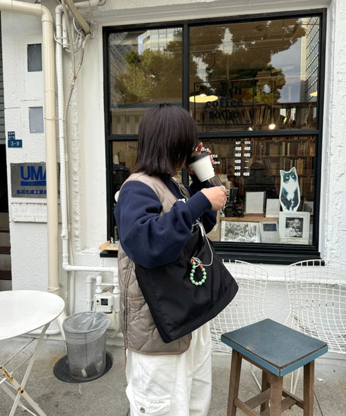 INTER FACTORY（インターファクトリー）の「あいり-multi shoulder bag/マルチショルダーバッグ made by inter factory（ショルダーバッグ・レディース・ブラック/カーキ/グレー/ベージュ・FREE）」の9枚目の写真