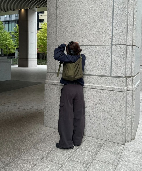 INTER FACTORY（インターファクトリー）の「あいり-multi shoulder bag/マルチショルダーバッグ made by inter factory（ショルダーバッグ・レディース・ブラック/カーキ/グレー/ベージュ・FREE）」の14枚目の写真