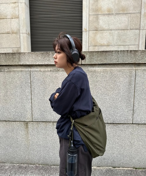 INTER FACTORY（インターファクトリー）の「あいり-multi shoulder bag/マルチショルダーバッグ made by inter factory（ショルダーバッグ・レディース・ブラック/カーキ/グレー/ベージュ・FREE）」の19枚目の写真