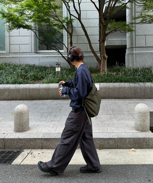 INTER FACTORY（インターファクトリー）の「あいり-multi shoulder bag/マルチショルダーバッグ made by inter factory（ショルダーバッグ・レディース・ブラック/カーキ/グレー/ベージュ・FREE）」の21枚目の写真