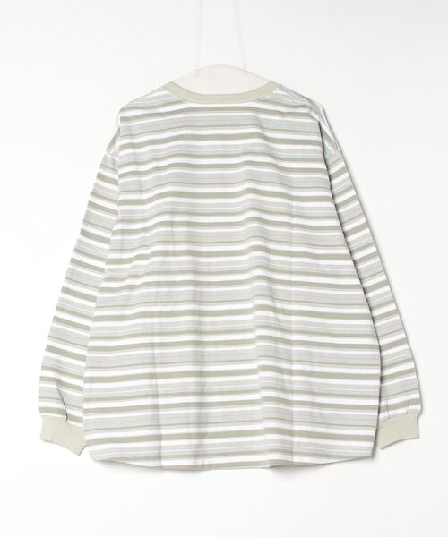 POLYPLOID（ポリプロイド）の「POLYPLOID / ポリプロイド：OVERSIZE LONGSLEEVE B：B-7-001-013[COR]（Tシャツ/カットソー・メンズ・ホワイト系その他・2/3/4）」の2枚目の写真