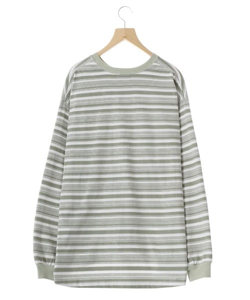 POLYPLOID（ポリプロイド）の「POLYPLOID / ポリプロイド：OVERSIZE LONGSLEEVE B：B-7-001-013[COR]（Tシャツ/カットソー・メンズ・ホワイト系その他・2/3/4）」の3枚目の写真
