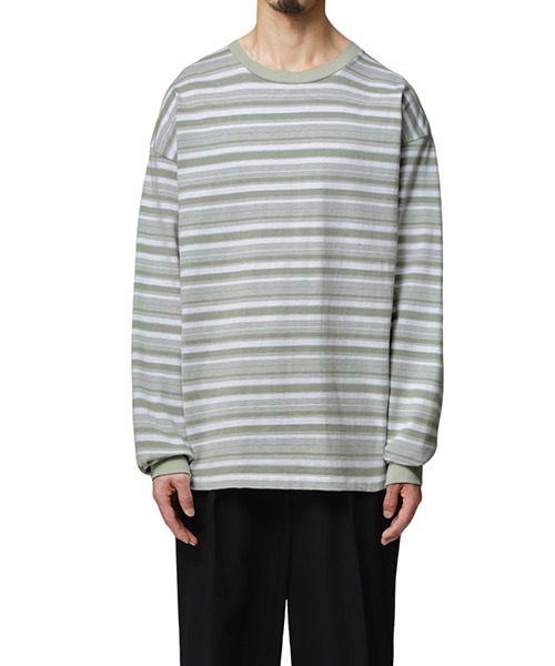POLYPLOID（ポリプロイド）の「POLYPLOID / ポリプロイド：OVERSIZE LONGSLEEVE B：B-7-001-013[COR]（Tシャツ/カットソー・メンズ・ホワイト系その他・2/3/4）」の6枚目の写真