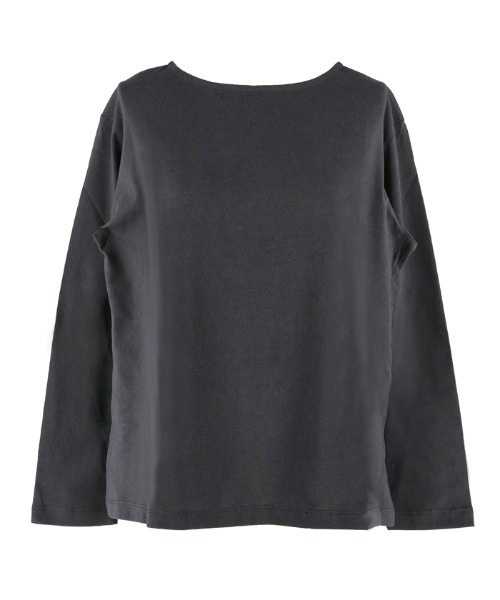 レギュラーコットンサイドスリットカットソー レイヤード（T