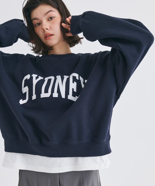 coca(coca)(コカ)の「レギュラーコットンサイドスリットカットソー レイヤード(Tシャツ/カットソー・レディース・ブラック/ホワイト/その他1/チャコール・S/L/M)」の8枚目の写真
