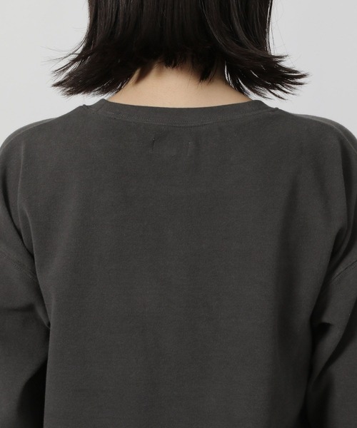 LAKOLE（ラコレ）の「フロッキーロゴスムース長袖T / 231916（Tシャツ/カットソー・レディース・ピンク/チャコール/グレー/オフホワイト・FREE）」の22枚目の写真