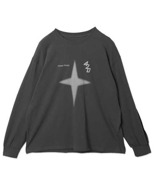 Figments(フィグメンツ)の「TwinkleプリントロンT(Tシャツ/カットソー・レディース・ホワイト/チャコールグレー・FREE)」の10枚目の写真