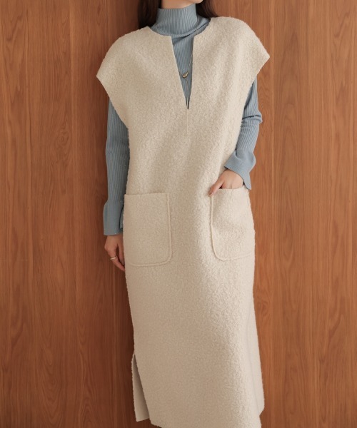 セール】リバーシブルキーネックワンピース（ワンピース）｜Bab（バブ