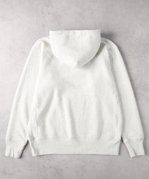 Champion(チャンピオン)の「Champion(チャンピオン)【メンズ】「REVERSE WEAVE」プリントプルパーカー(パーカー・メンズ・ブラック/オフホワイト・M/L/XL)」の12枚目の写真
