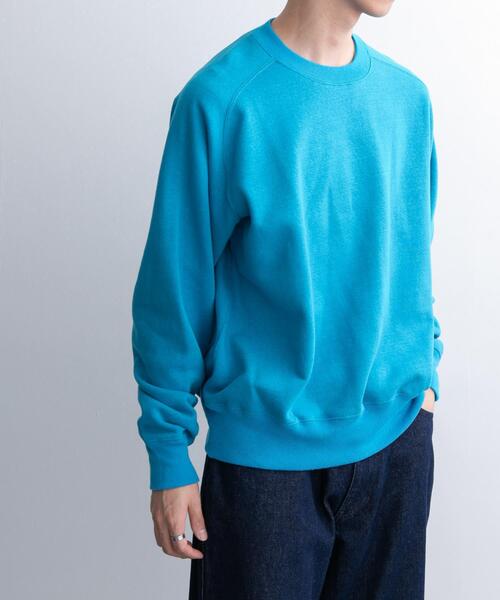 FORK&SPOON(フォークアンドスプーン)の「FORK&SPOON ラフィー裏毛クルーネックスウェット(スウェット・メンズ・ブラック/オフホワイト/ブルー・5/4)」の11枚目の写真
