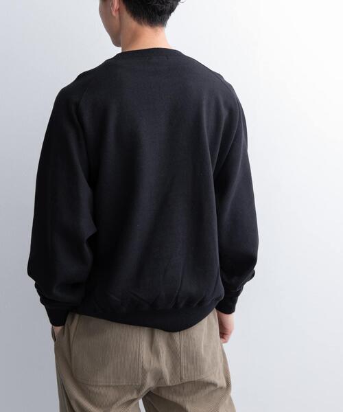 FORK&SPOON(フォークアンドスプーン)の「FORK&SPOON ラフィー裏毛クルーネックスウェット(スウェット・メンズ・ブラック/オフホワイト/ブルー・5/4)」の21枚目の写真