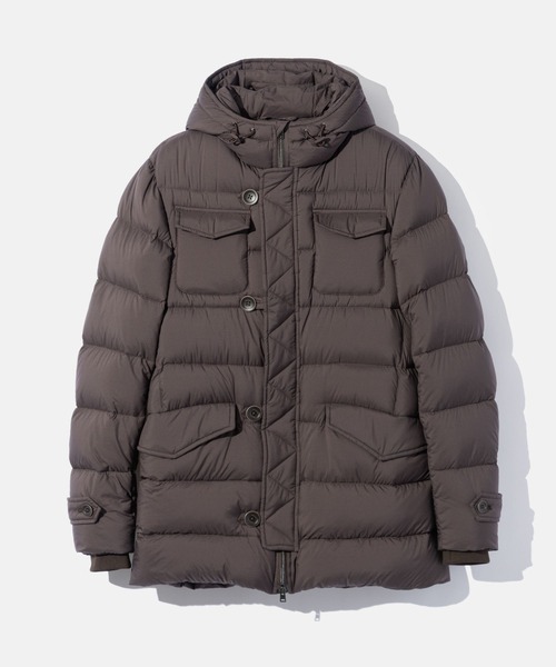 HERNO(ヘルノ)の「HERNO L'Eskimo JACKET ヘルノ レスキモー ダウンジャケット(ダウンジャケット/コート・メンズ・ブラック/ダークグレー/ブラウン系1・50/46/48/44)」の3枚目の写真