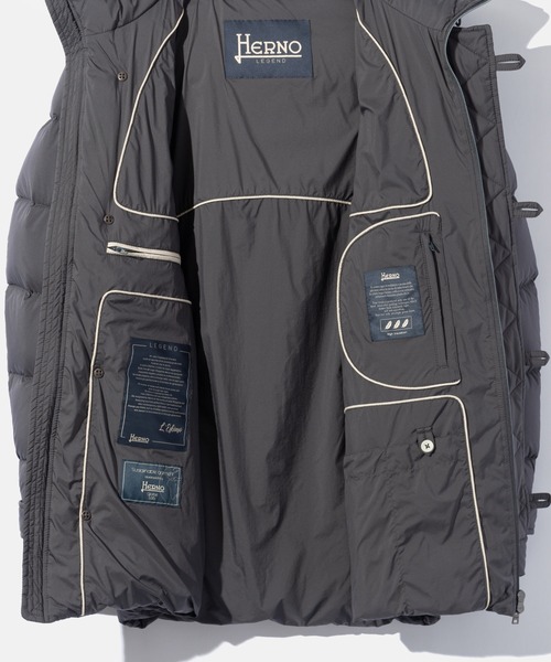 HERNO(ヘルノ)の「HERNO L'Eskimo JACKET ヘルノ レスキモー ダウンジャケット(ダウンジャケット/コート・メンズ・ブラック/ダークグレー/ブラウン系1・50/46/48/44)」の20枚目の写真