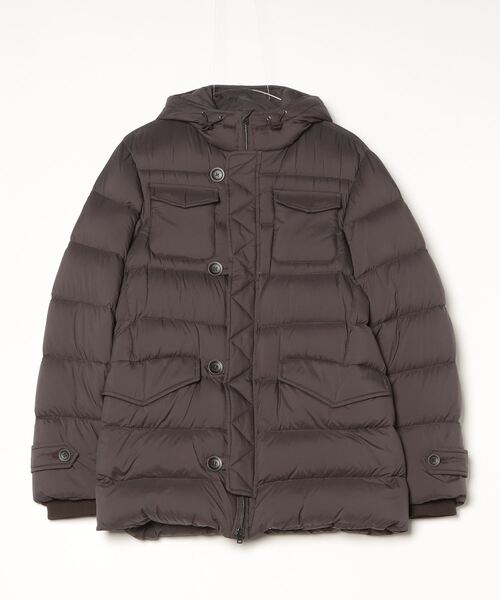 HERNO(ヘルノ)の「HERNO L'Eskimo JACKET ヘルノ レスキモー ダウンジャケット(ダウンジャケット/コート・メンズ・ブラック/ダークグレー/ブラウン系1・50/46/48/44)」の22枚目の写真