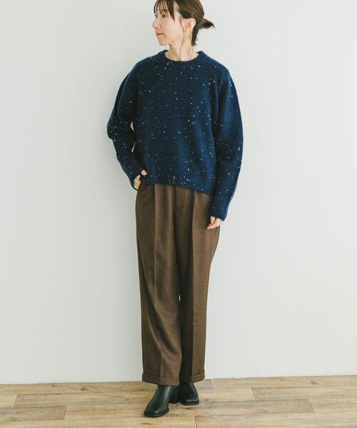 セール】ネップクルーネックニット（ニット/セーター）｜ITEMS