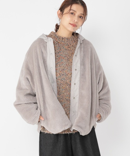 studio CLIP(スタディオクリップ)の「【撥水/マシンウォッシャブル】リバーシブルキルトショートブルゾン(ブルゾン・レディース・ライトグレー/スモーク/モカ/ベージュ・FREE)」の8枚目の写真