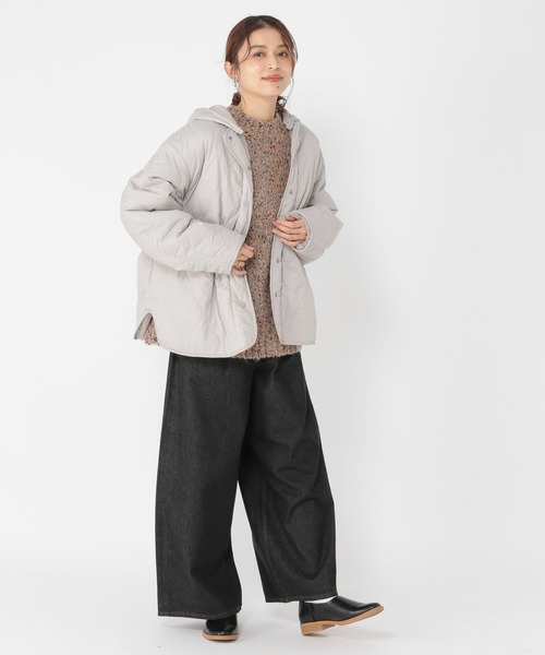 studio CLIP(スタディオクリップ)の「【撥水/マシンウォッシャブル】リバーシブルキルトショートブルゾン(ブルゾン・レディース・ライトグレー/スモーク/モカ/ベージュ・FREE)」の9枚目の写真