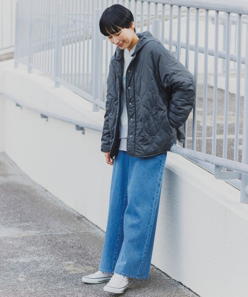 studio CLIP(スタディオクリップ)の「【撥水/マシンウォッシャブル】リバーシブルキルトショートブルゾン(ブルゾン・レディース・ライトグレー/スモーク/モカ/ベージュ・FREE)」の15枚目の写真