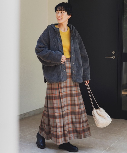 studio CLIP(スタディオクリップ)の「【撥水/マシンウォッシャブル】リバーシブルキルトショートブルゾン(ブルゾン・レディース・ライトグレー/スモーク/モカ/ベージュ・FREE)」の17枚目の写真