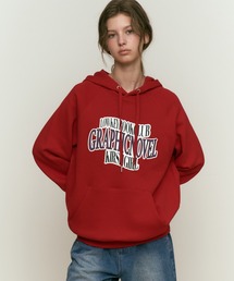 KIRSH LOWKEY BOOK CLUB LETTERING RAGLAN HOODIE レタリング ラグラン フーディー