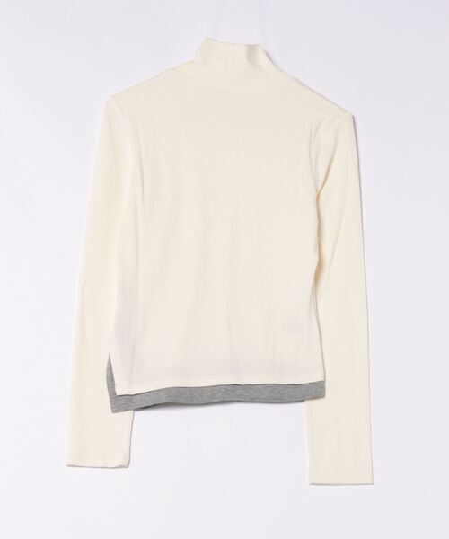 3.3 Field Trip （3.3フィールドトリップ）の「3.3 Field Trip／カラーブロックTOP（Tシャツ/カットソー・レディース・ブラック/アイボリー・FREE）」の3枚目の写真