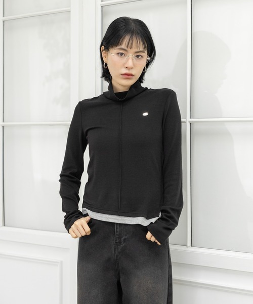 3.3 Field Trip （3.3フィールドトリップ）の「3.3 Field Trip／カラーブロックTOP（Tシャツ/カットソー・レディース・ブラック/アイボリー・FREE）」の20枚目の写真