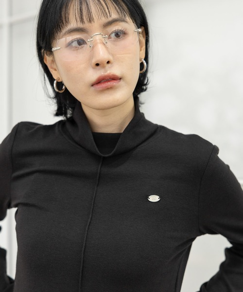 3.3 Field Trip （3.3フィールドトリップ）の「3.3 Field Trip／カラーブロックTOP（Tシャツ/カットソー・レディース・ブラック/アイボリー・FREE）」の22枚目の写真