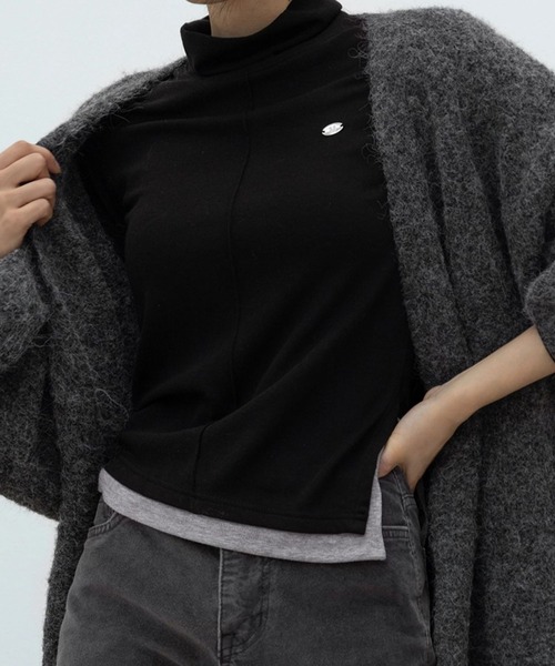 3.3 Field Trip （3.3フィールドトリップ）の「3.3 Field Trip／カラーブロックTOP（Tシャツ/カットソー・レディース・ブラック/アイボリー・FREE）」の5枚目の写真