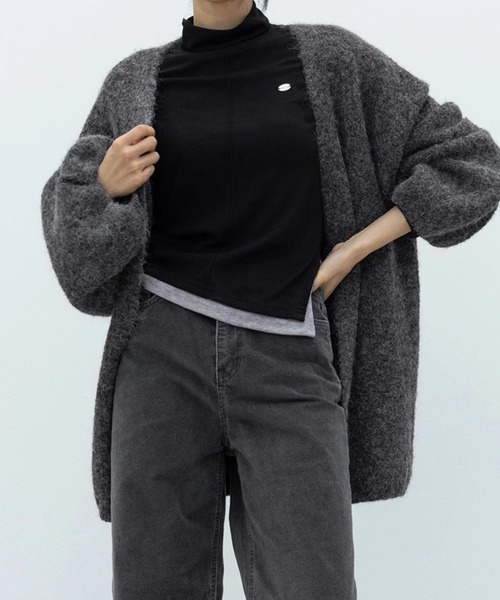 3.3 Field Trip （3.3フィールドトリップ）の「3.3 Field Trip／カラーブロックTOP（Tシャツ/カットソー・レディース・ブラック/アイボリー・FREE）」の7枚目の写真