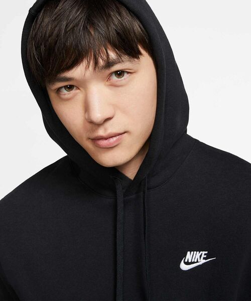 NIKE(ナイキ)の「《セットアップ対応商品》ナイキ スポーツウェア クラブ フリース プルオーバー パーカー / Nike Sportswear Club Fleece Pullover Hoodie BV2655-010 Black(パーカー・メンズ・ブラック・3XL/XL/S/M/L/2XL)」の4枚目の写真