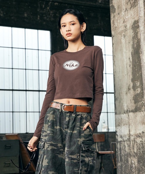 NIKE◆スポーツウェアー/L/GRY NIKE公式】ナイキ スポーツウェア チル ニット ウィメンズ