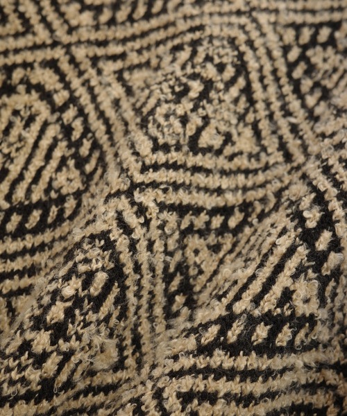 meilmada（メイルマダ）の「ジャガードニットプルオーバー（ニット/セーター・レディース・ブラック/ブラック系/チャコールグレー・FREE）」の9枚目の写真