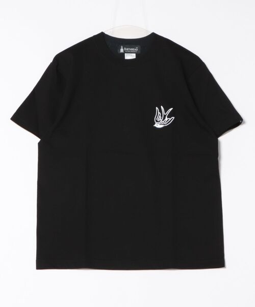 JUGLANS(ユグランス)の「【BIRTHREAD】タトゥー刺繍5.6oz /ロゴTシャツ/メンズ(Tシャツ/カットソー・メンズ・ホワイト系その他3/ホワイト系その他/ブラック系その他2/ブラック系その他3/ブラック系その他/ホワイト系その他2・M/XL/L)」の5枚目の写真
